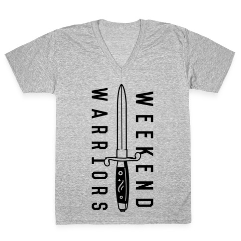 Weekend Warriors V-Neck Tee Shirt