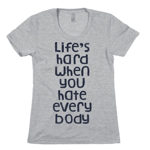 Life Is Hard (V-Neck) Womens T-Shirt