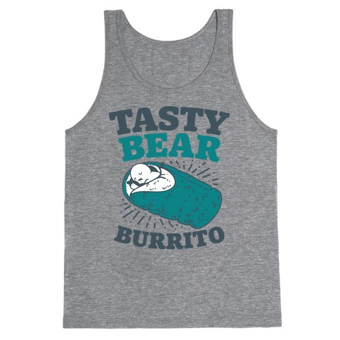 Tasty Bear Burrito Tank Top
