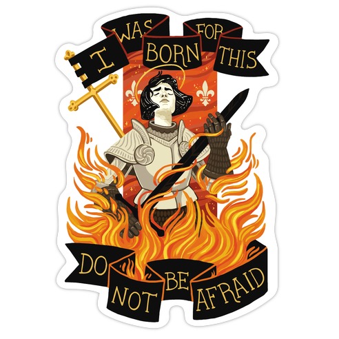 Saint Joan Of Arc Die Cut Sticker