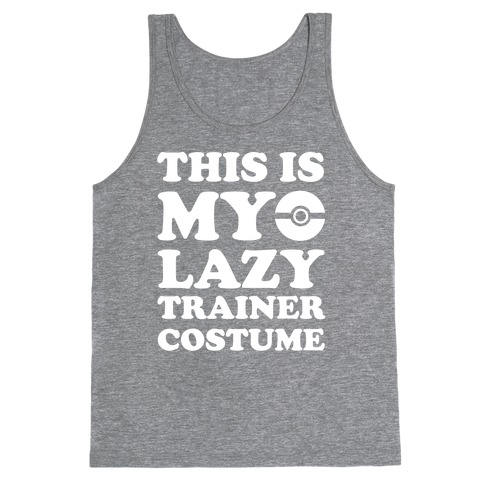 This Is My Lazy Trainer Costume Tank Top
