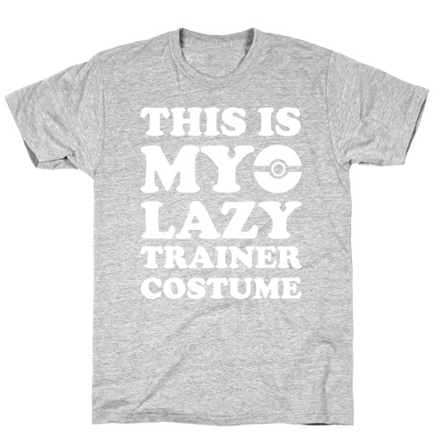 This Is My Lazy Trainer Costume T-Shirt