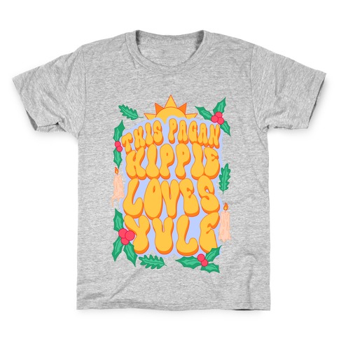 This Pagan Hippie Loves Yule Kids T-Shirt