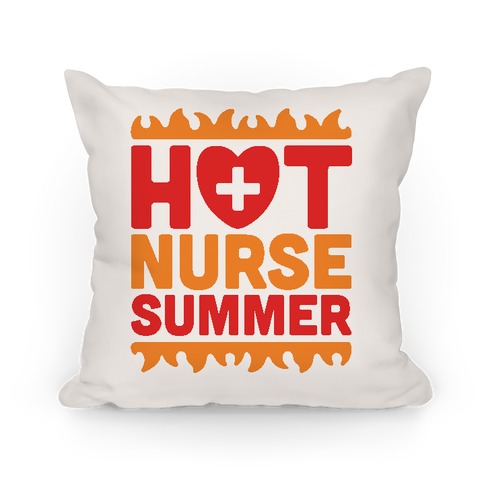 Hot Nurse Summer Parody Pillow