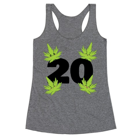 4 Leaves And #20 Racerback Tank Top