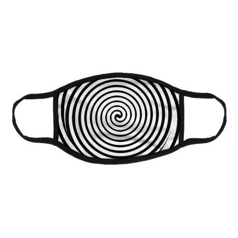 Hypnosis Swirl Flat Face Mask