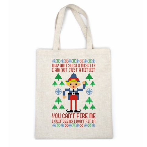 Why am I Such a Misfit I Am Not Just a Nitwit Casual Tote