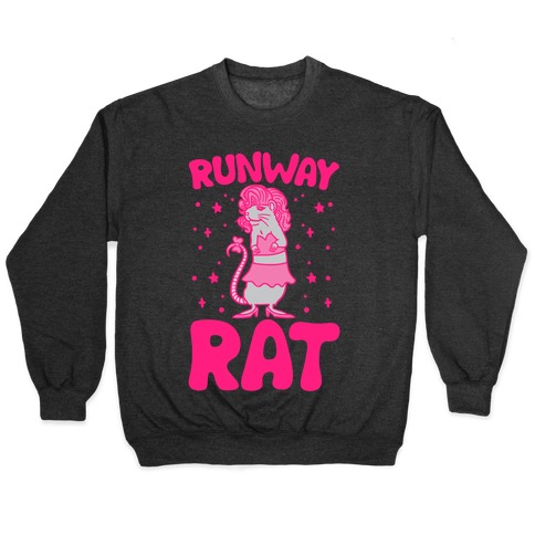 Runway Rat White Print Pullover