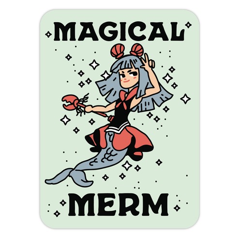 Magical Merm Die Cut Sticker