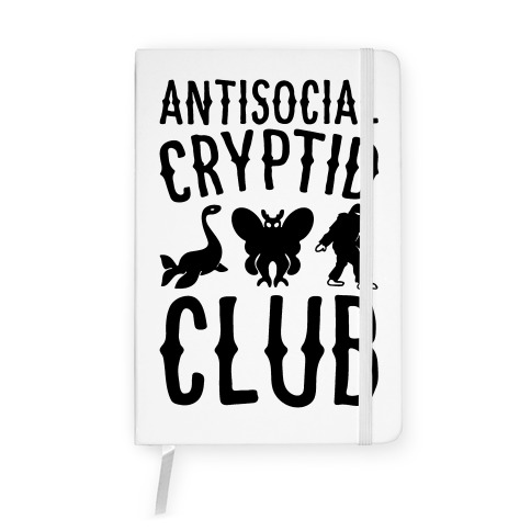 Antisocial Cryptid Club Notebook