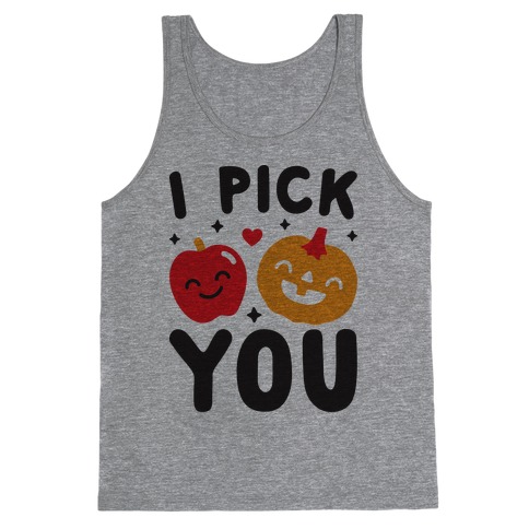I Pick You Apple & Pumpkin Tank Top
