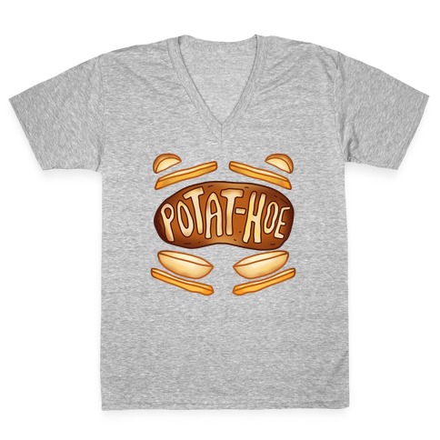Potat-Hoe V-Neck Tee Shirt