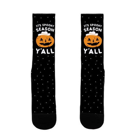 It's Spooky Season Y'all Sock