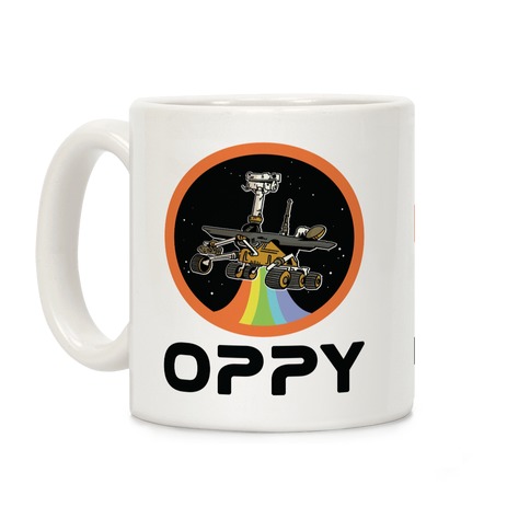 Oppy Nasa Parody Vintage Logo Coffee Mug