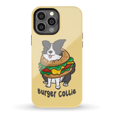 Burger Collie Phone Case