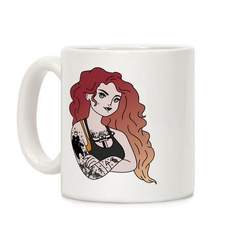 Punk Merida Parody Coffee Mug