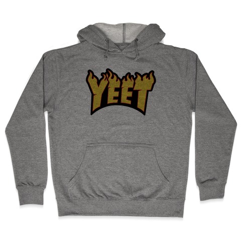 Yeet Thrasher Logo Parody Hooded Sweatshirt