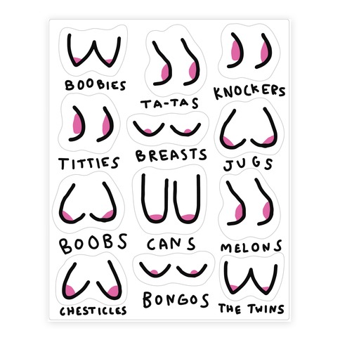 Doodle Boobs Pins