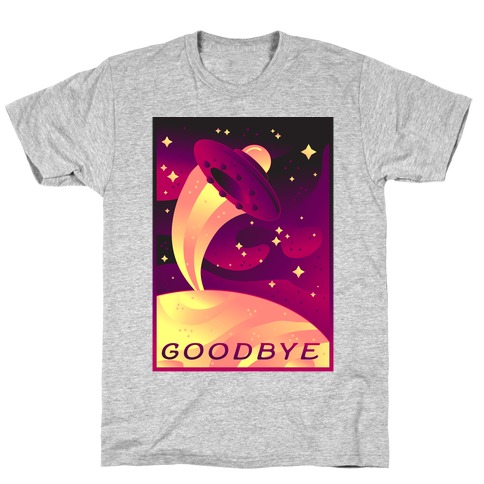 Goodbye Earth Travel Poster T-Shirt