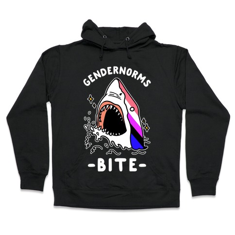 Gendernorms Bite Genderfluid Hooded Sweatshirt