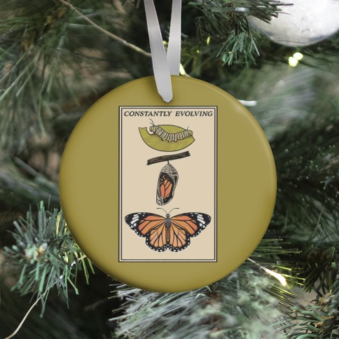 Constantly Evolving Monarch Butterfly Ornament