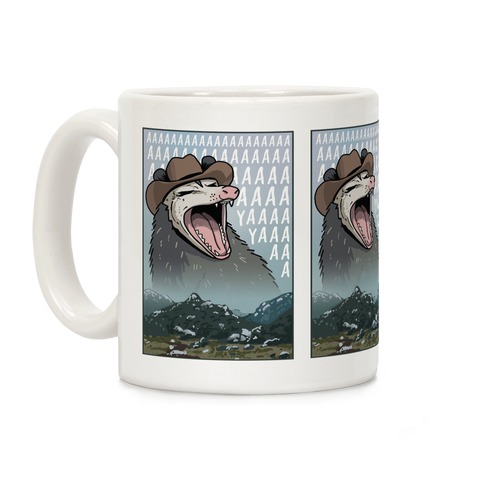 Big Enough Possum  Coffee Mug