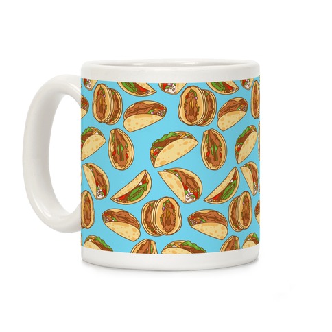 Taco Vulvas Pattern Coffee Mug