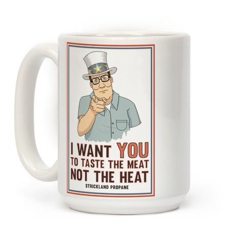 I want YOU to taste the meat, not the heat Coffee Mugs