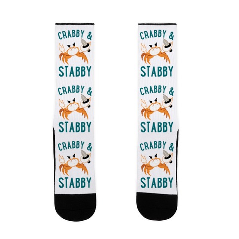 Crabby & Stabby Sock