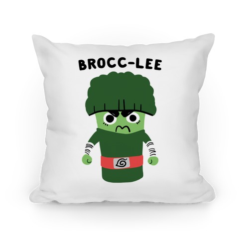 Brocc-Lee - Rock Lee Pillow