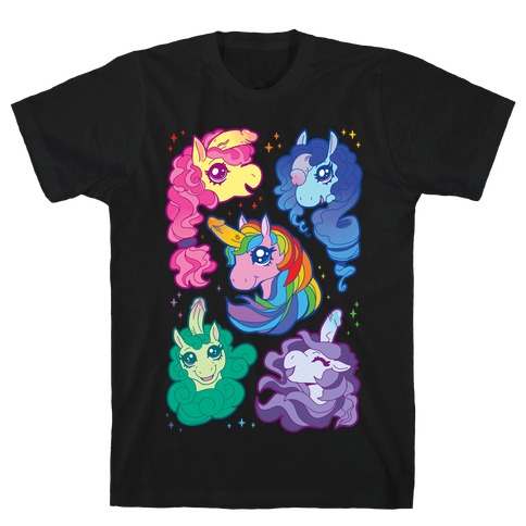 Unicorn Penis Pattern T-Shirt
