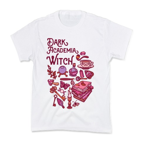 Dark Academia Witch Pattern Kids T-Shirt