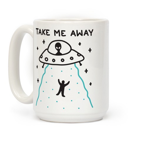 Funny Alien I BELIEVE extraterrestrial gift My ride is here Details about   UFO coffee mug 