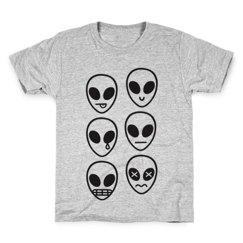 Alien Emojis Kids T-Shirt