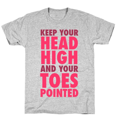 Head High, Toes Pointed (V-Neck) T-Shirt