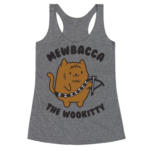 Mewbacca the Wookitty Racerback Tank Top