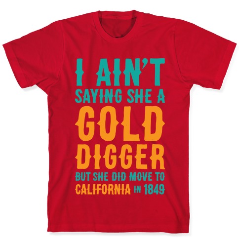 I ain't sayin I'm a gold digger…