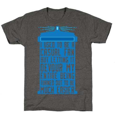 I Used To Be A Casual Fan (Doctor Who) T-Shirt