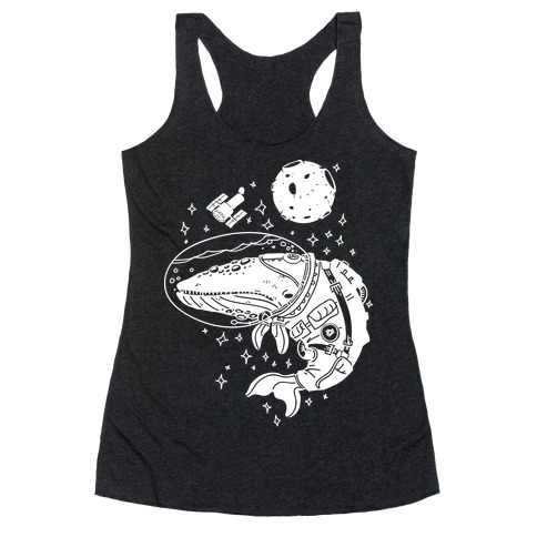 Space Whale  Racerback Tank Top