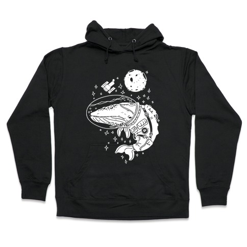 Space Whale Hooded Sweatshirt