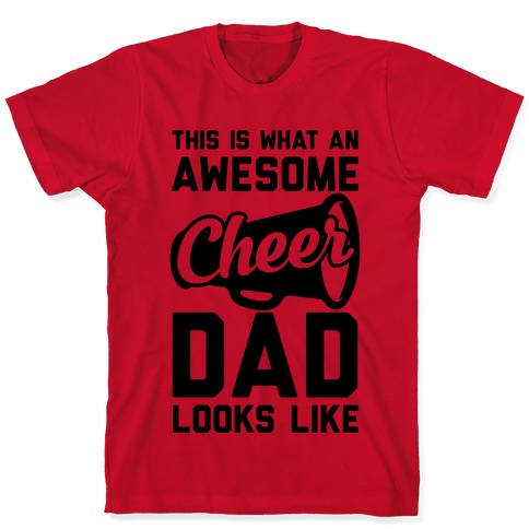 Cheer Mom Awesome Cheerleader T-Shirt Cheerleading Cheer Dad Cheer