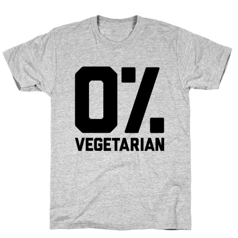 0% Vegetarian T-Shirt