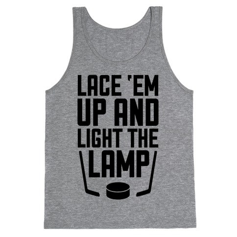 Lace 'Em Up And Light The Lamp Tank Top