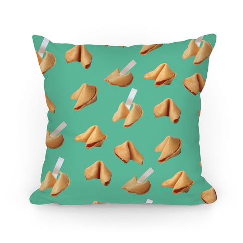 Fortune Cookie Pillow (Mint) Pillow