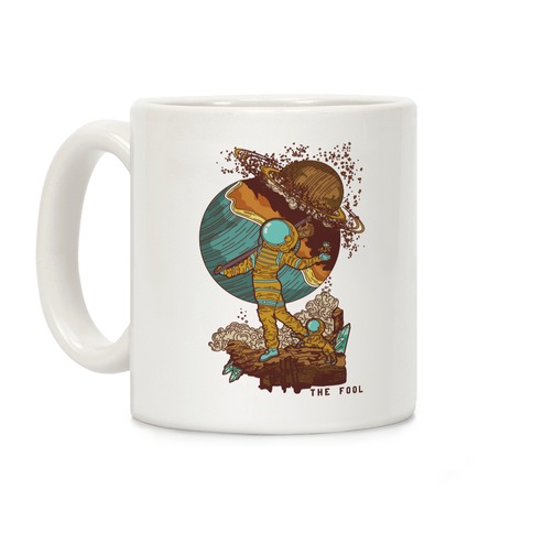 The Fool In Space Coffee Mug