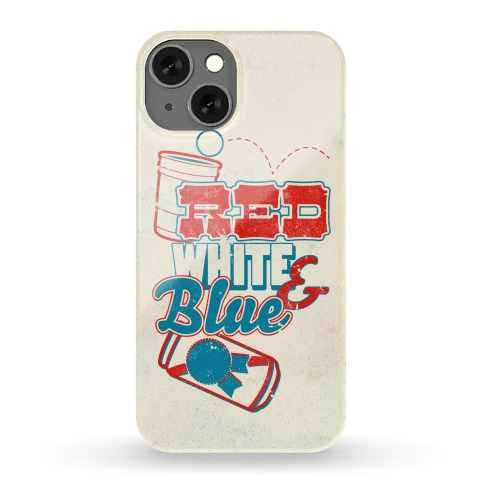 Red White and Blue Phone Case