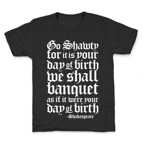 Shakespeare Party Kids T-Shirt