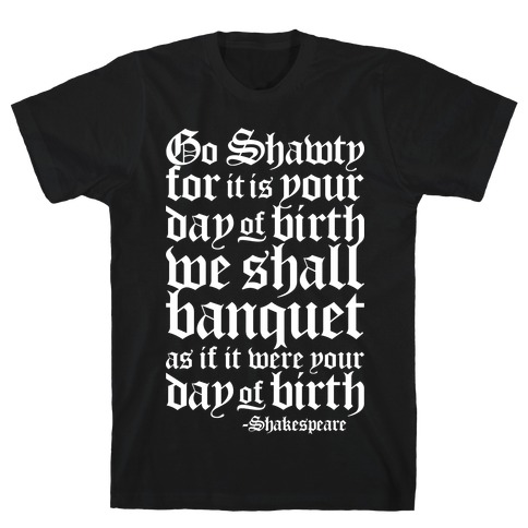 Shakespeare Party T-Shirt
