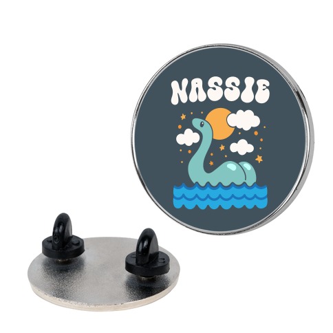 Nassie Lochness Monster Butt Parody Pin