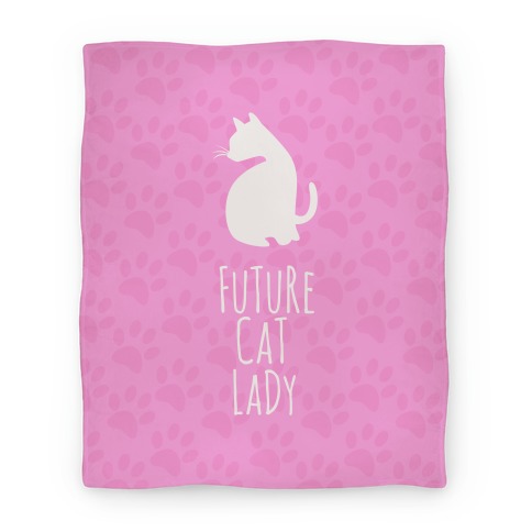 Future Cat Lady Blanket